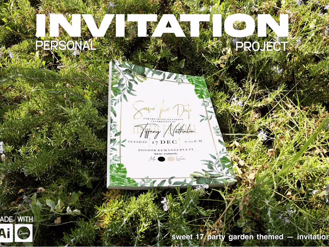 Cover image for Invitation Card- Quality Design✨