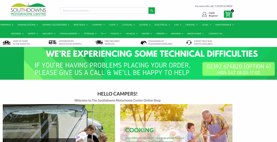 Cover image for Southdowns | E-commerce 