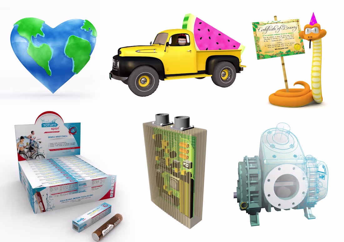 Cover image for 3D Models, Rendering, Motion Design, Animation, web interactive