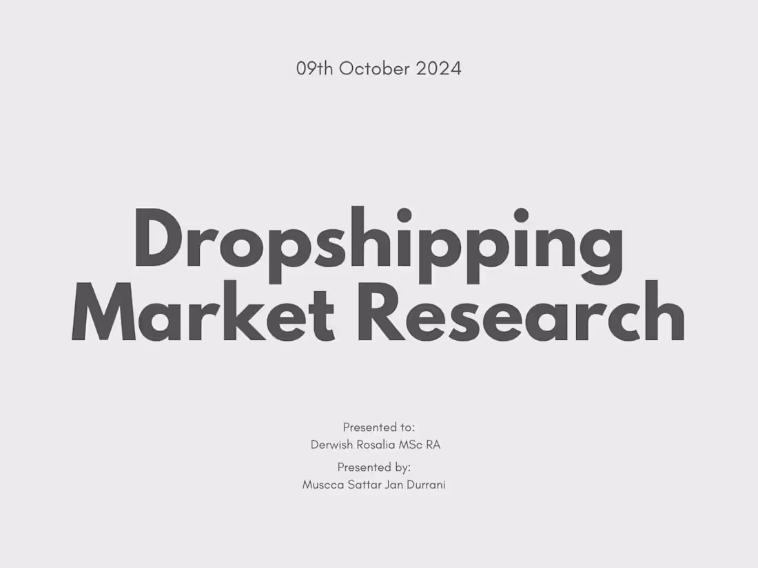 Cover image for Brand Market Research