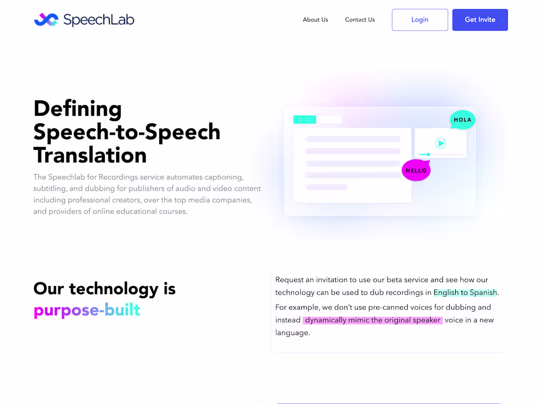 Cover image for SpeechLab AI