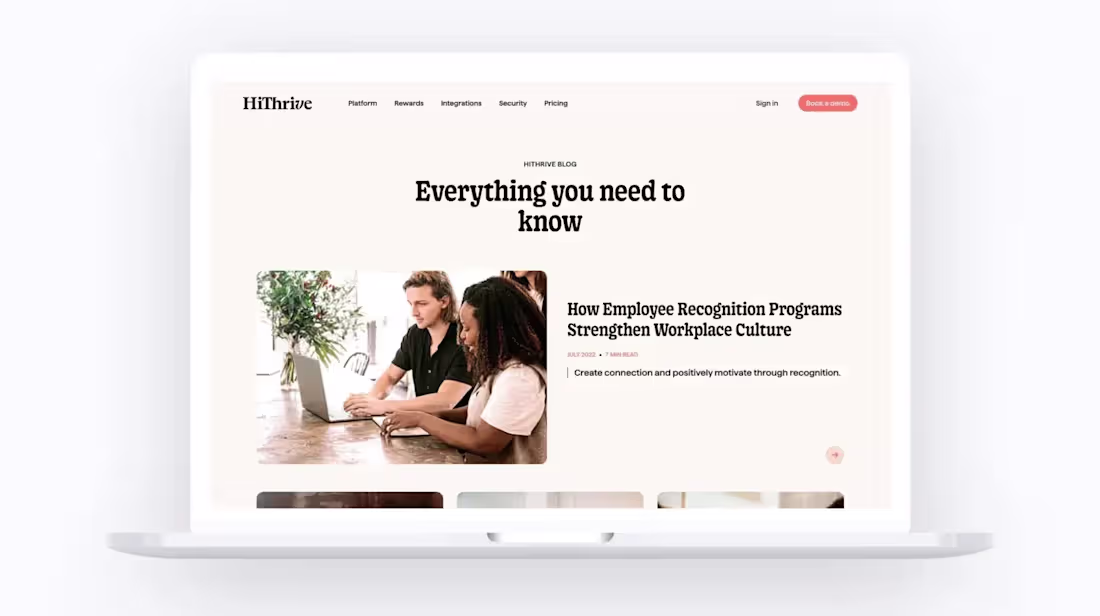 Cover image for HiThrive