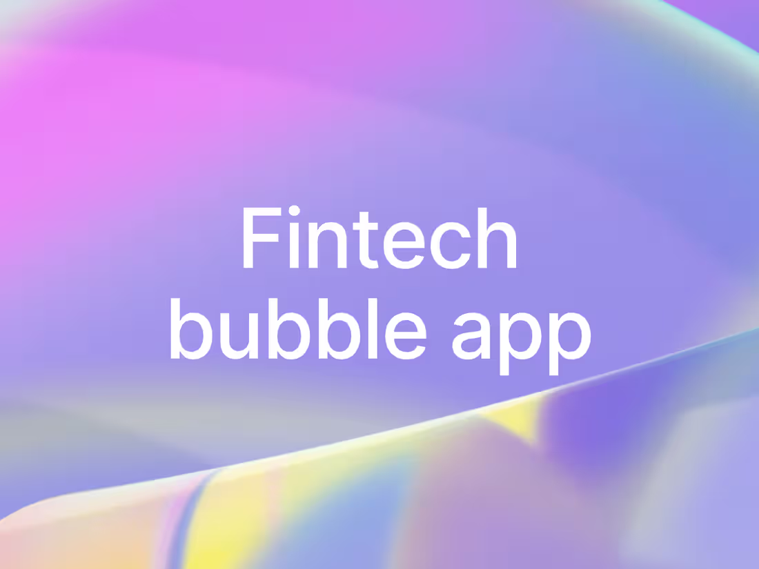 Cover image for Fintech app