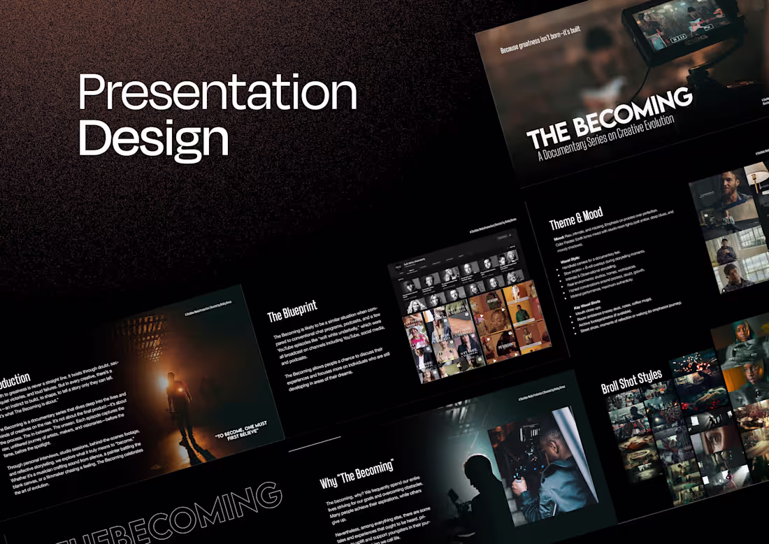 Cover image for Documentary Pitch Deck & Visual