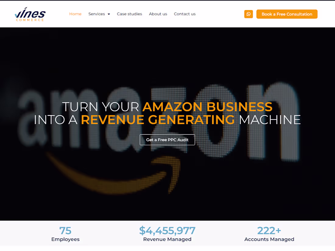 Cover image for Vines Commerce – Website