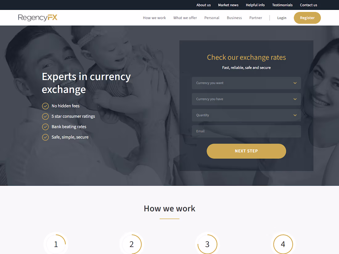 Cover image for Get Money Transfer Currency Exchange Services Online at Regency…