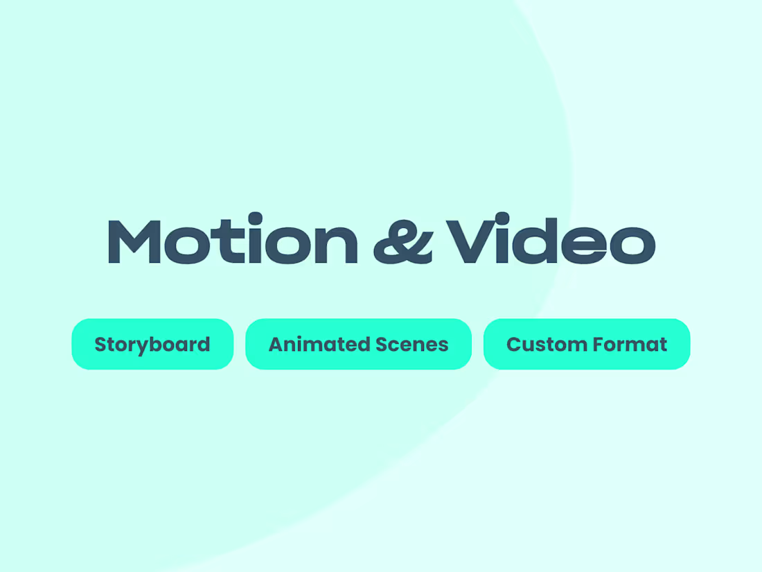 Cover image for 2D Motion Graphics & Video