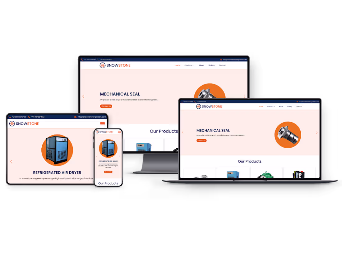 Cover image for SnowStone Engineers Website Development