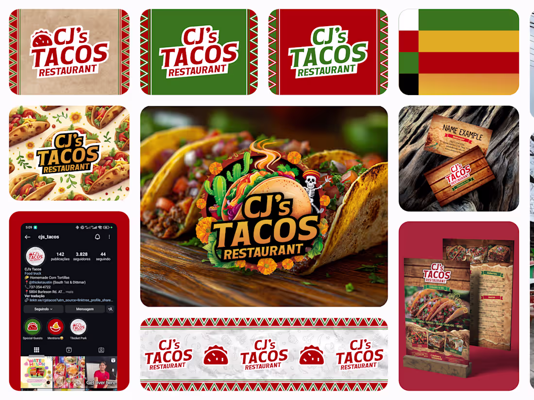 Cover image for CJ's Tacos - Branding