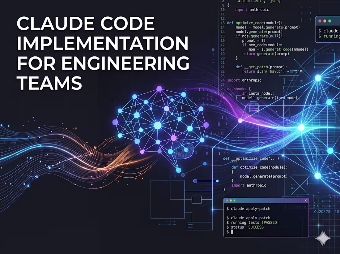 Cover image for Claude Code Implementation for Engineering Teams