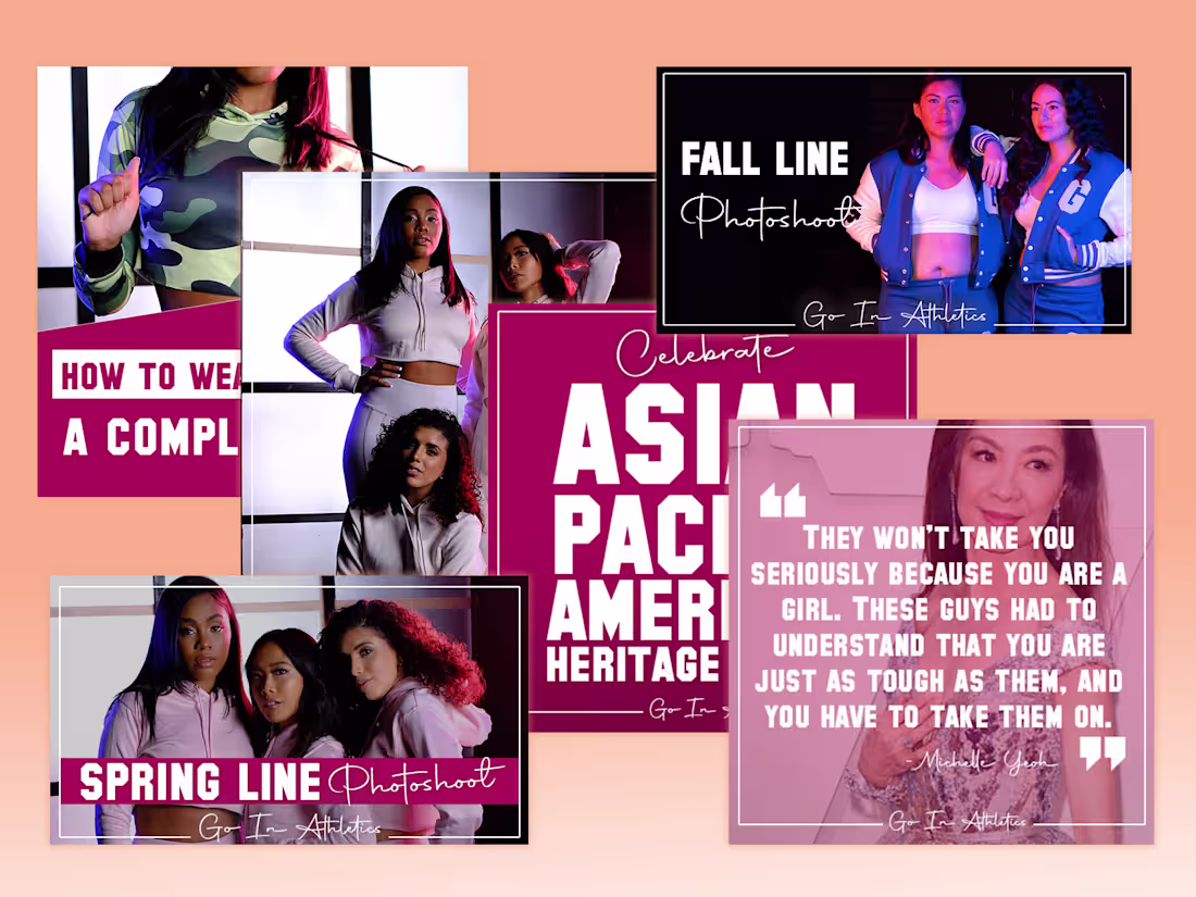 Cover image for Go In Athletics Social Media 