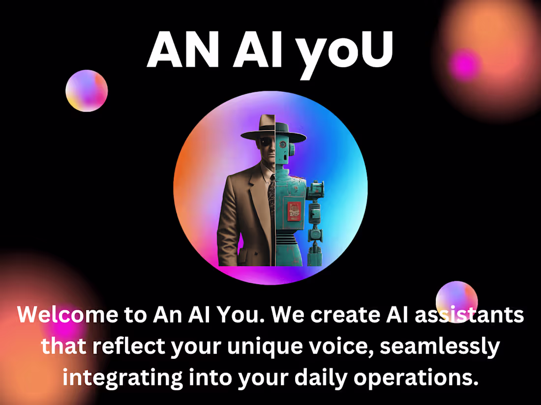 Cover image for An AI You offers custom AI assistants for business