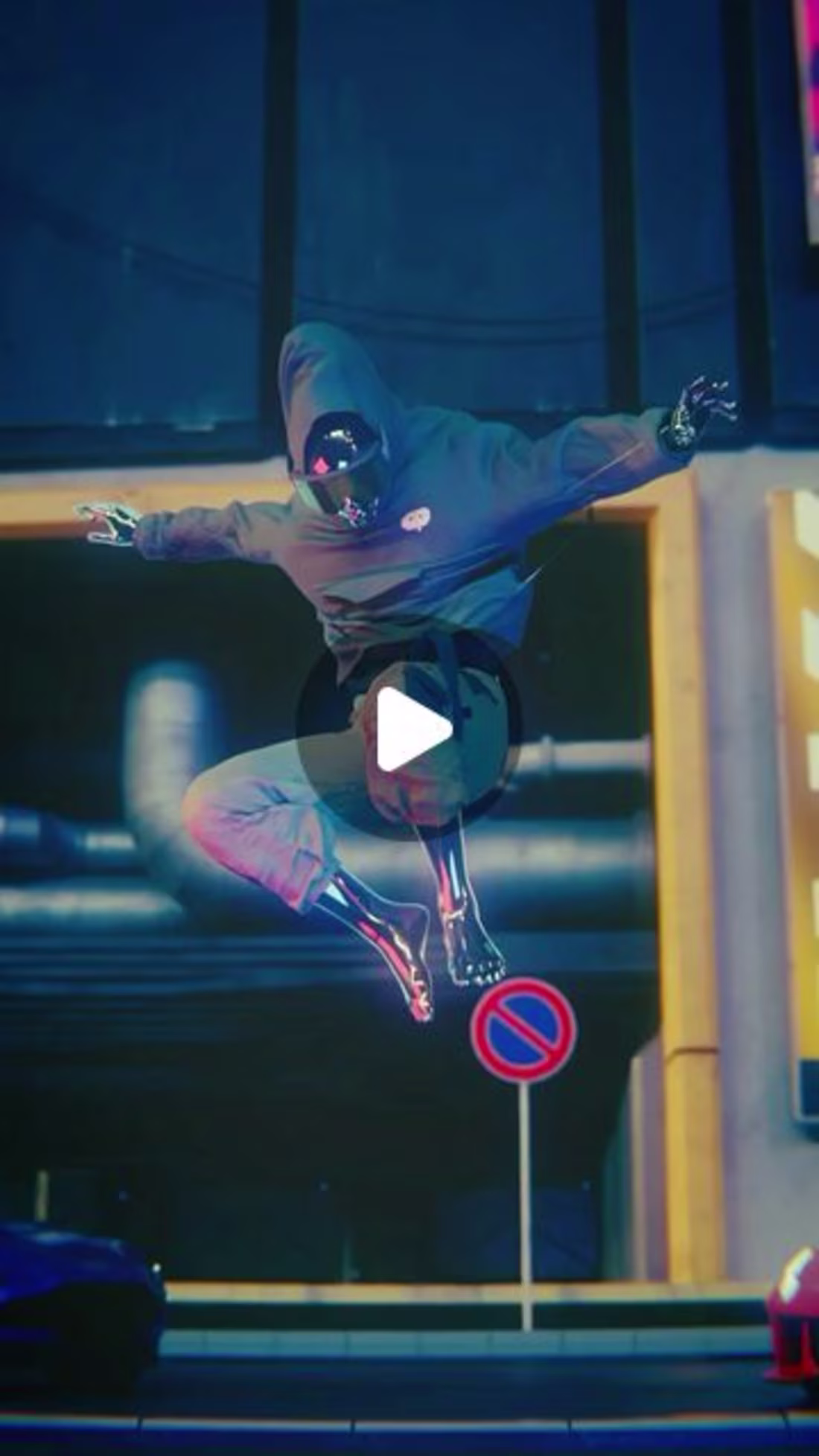 Cover image for cyber punk 3d scene 