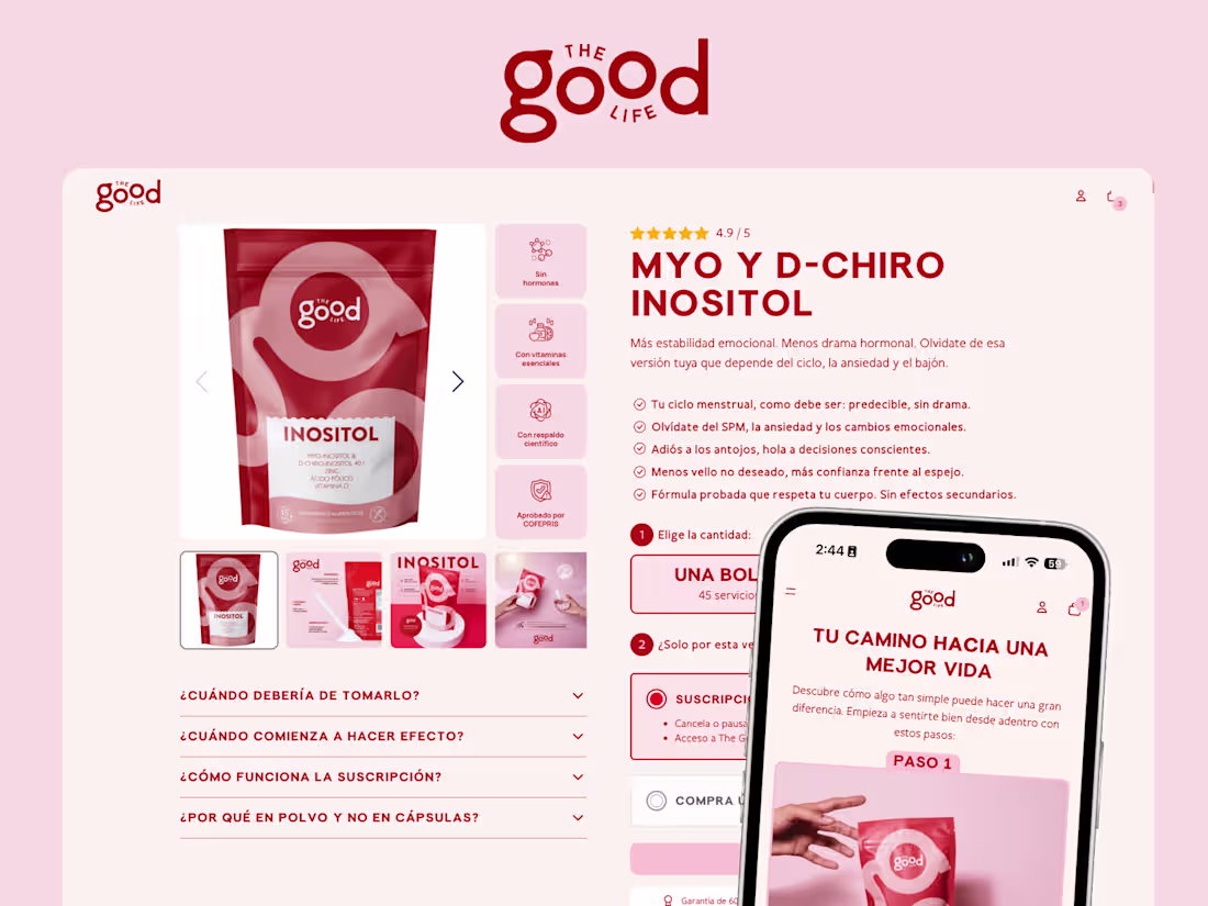 Cover image for The Good Life | PDP Development + CRO 💖