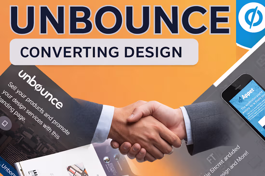 Cover image for i designed a unbounce landing