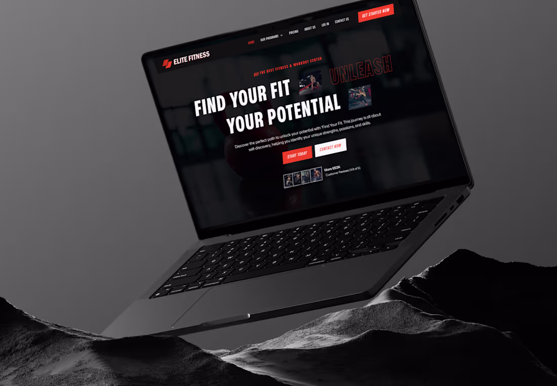 Cover image for Elite Fitness High-Performance Website Design
