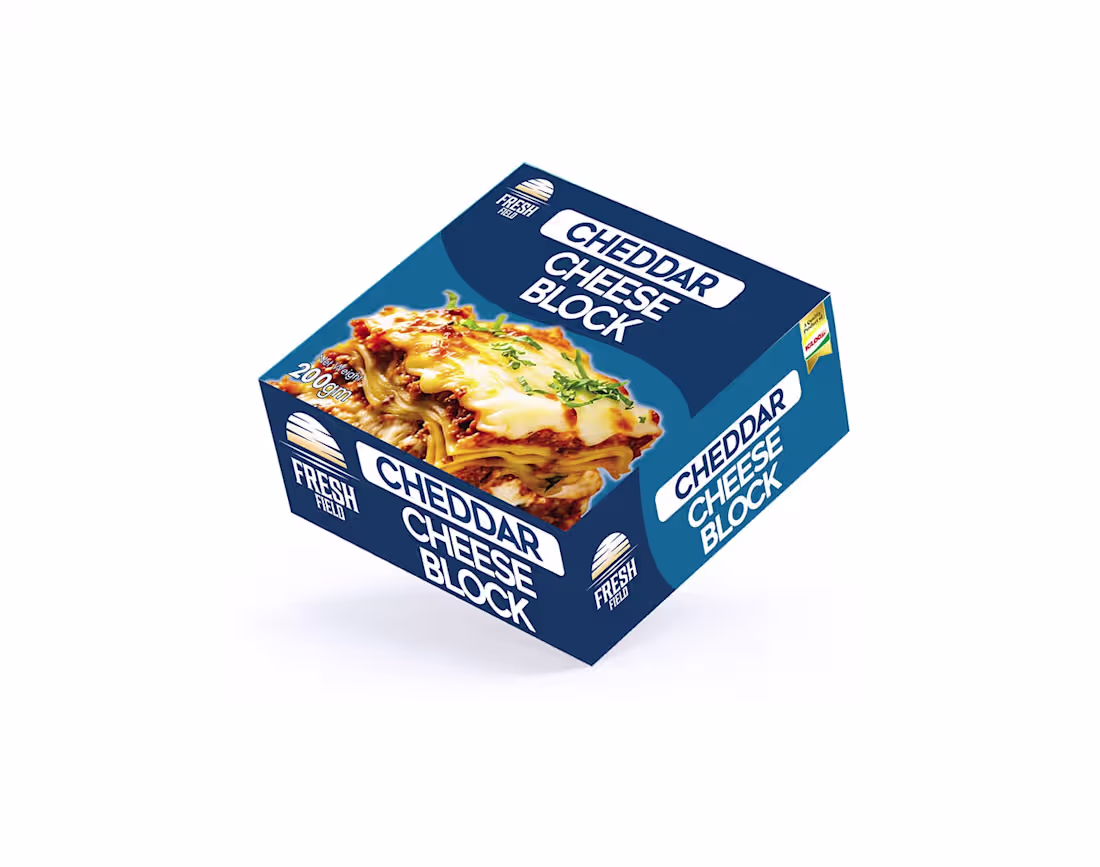 Cover image for Cheddar Cheese Block Packaging Design