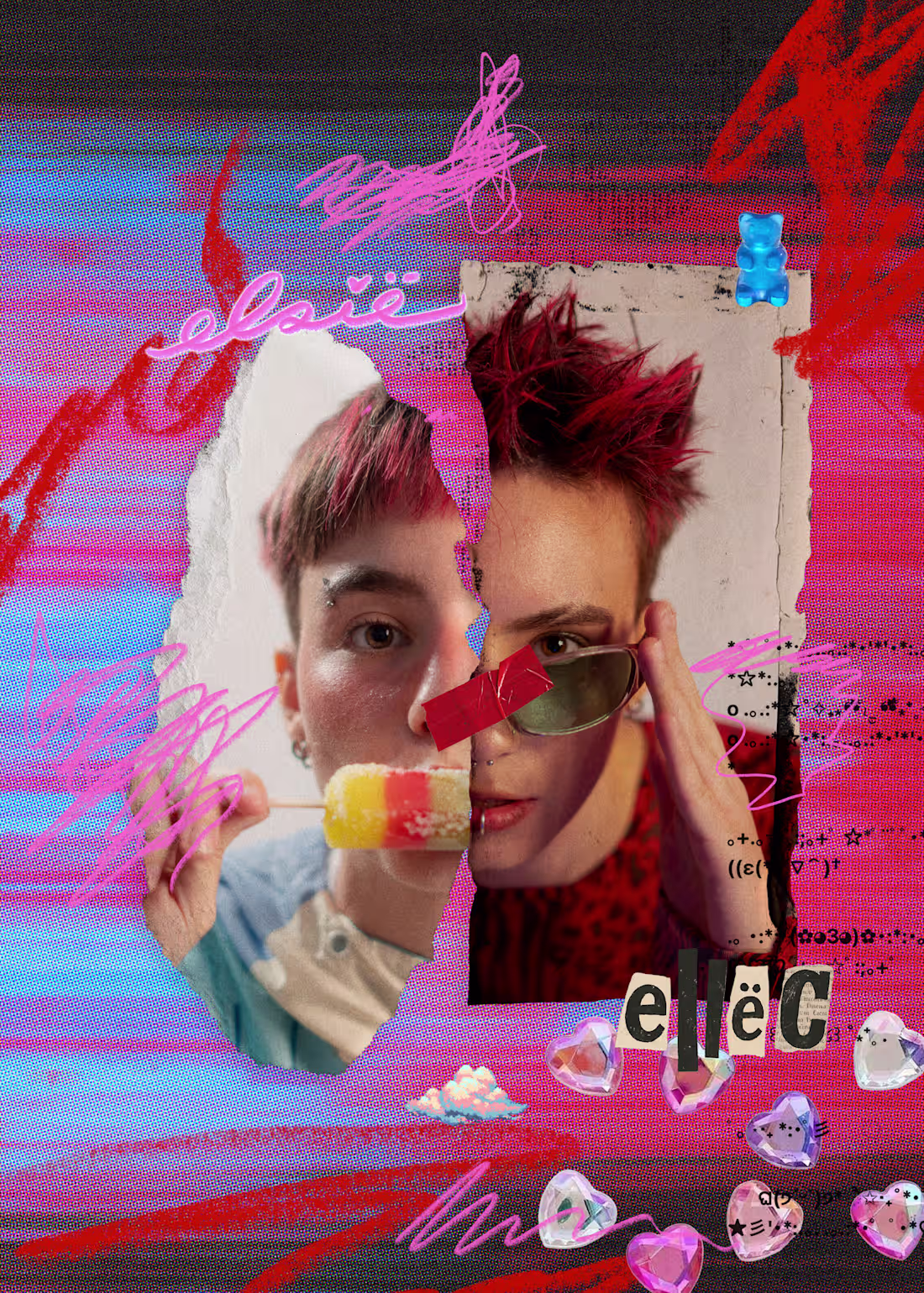 Cover image for New work ✦ Elle C / Elsie — two voices, one body. I created ...