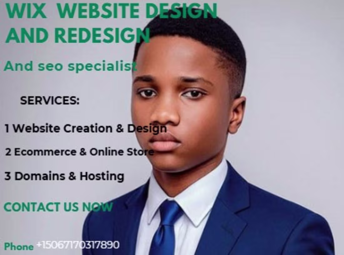 Cover image for I will design a professional and responsive Wix website