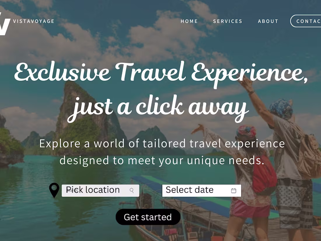 Cover image for Conversion-Driven Travel and Tourism landing page