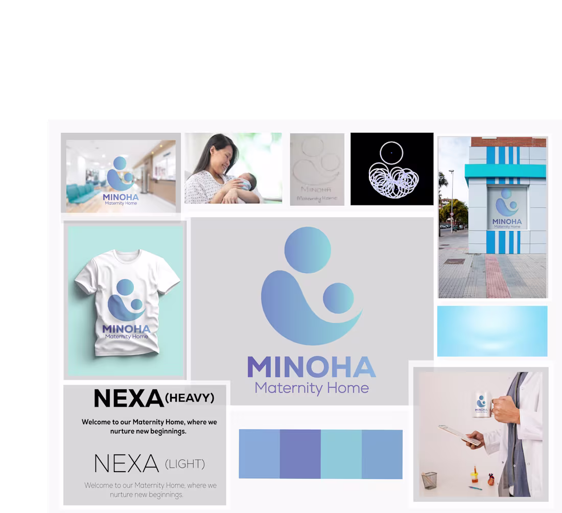 Cover image for Maternity Hospital logo and company profile on Behance