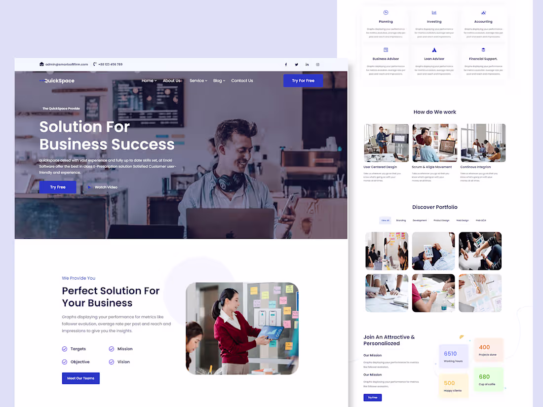 Cover image for quickspace – Just another WordPress website theme