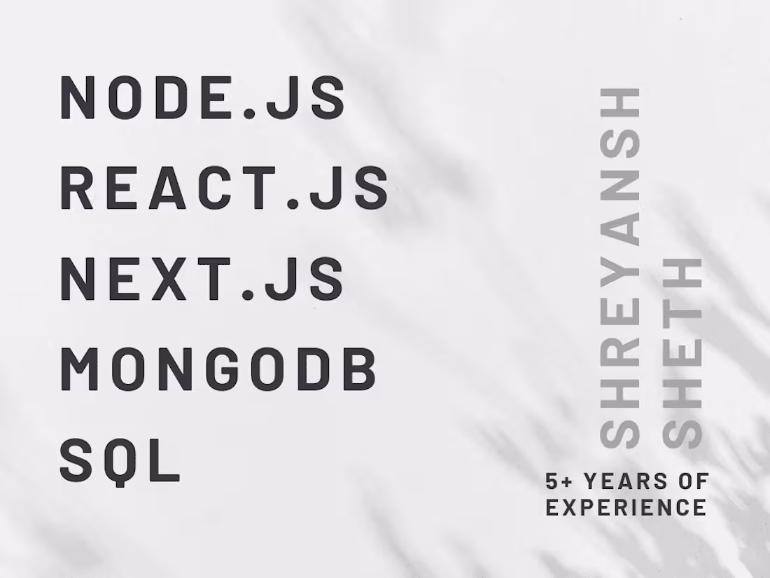 Cover image for Full Stack Development with Nodejs and React & Nextjs