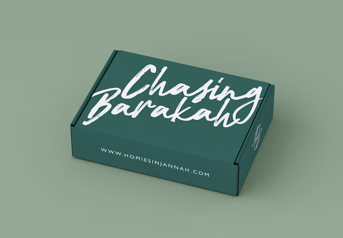 Cover image for Homies in Jannah | Product packaging + Social Media 