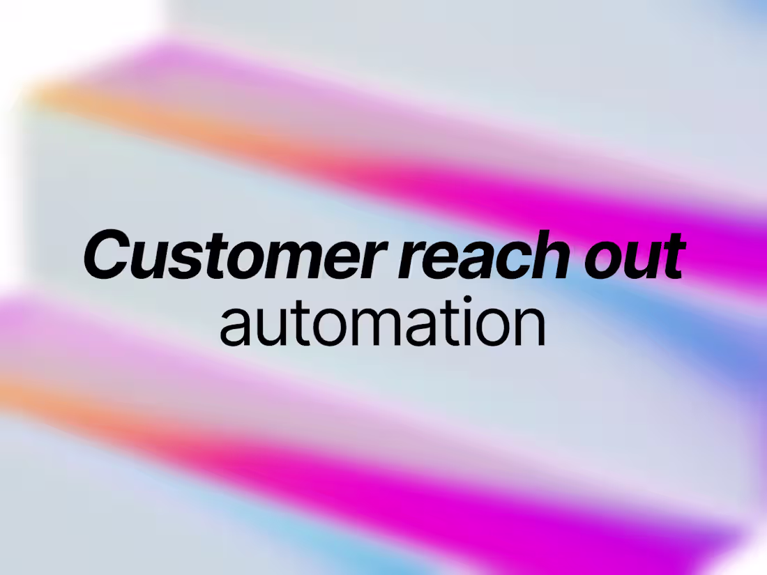 Cover image for N8N Automation for customer reachout