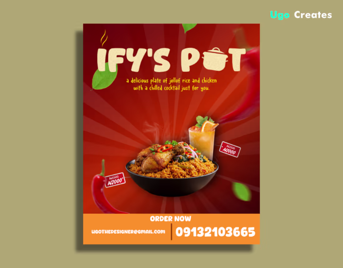 Cover image for Social Media Promotional Design for Ify's Pot