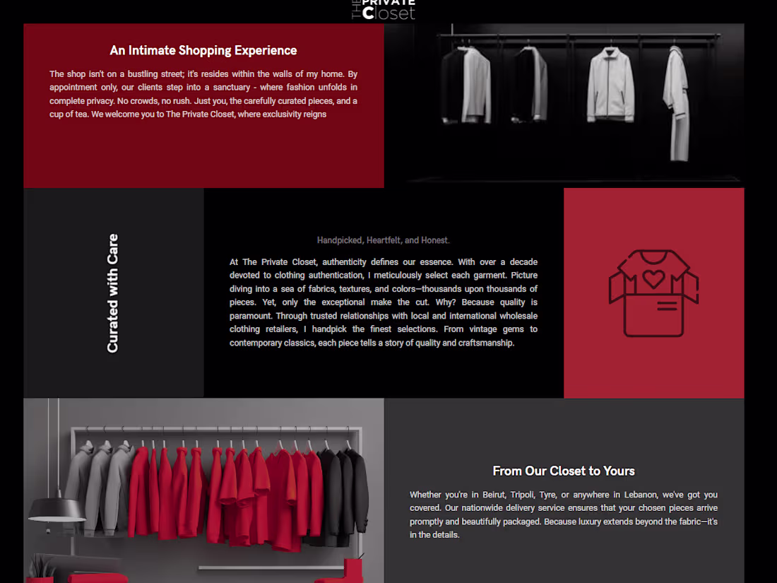 Cover image for Clothes Store Website