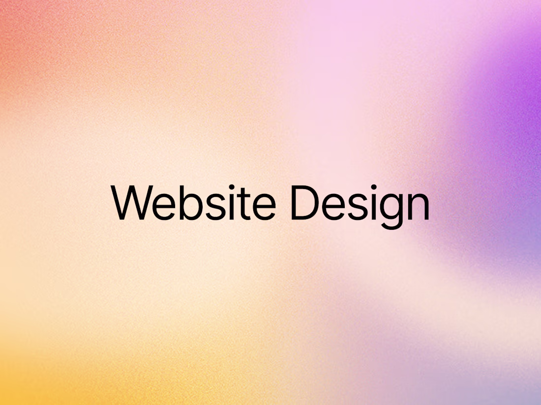 Cover image for Website design