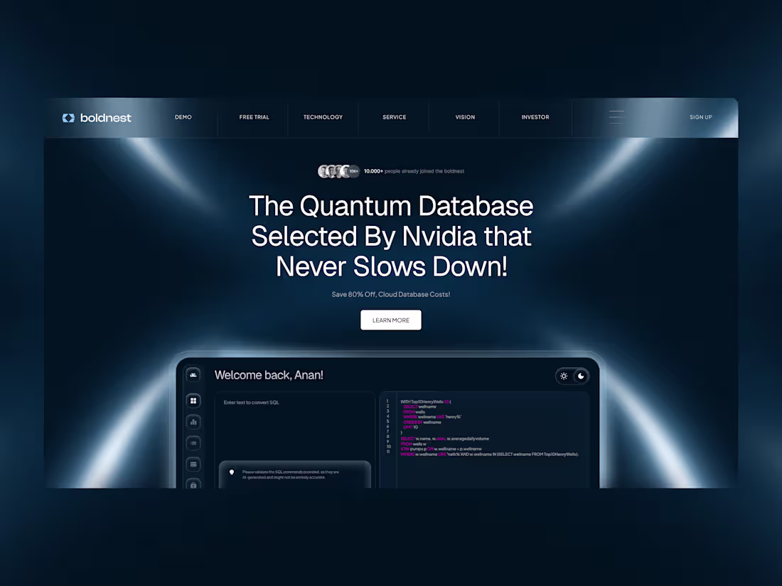 Cover image for Web Design for Boldnest