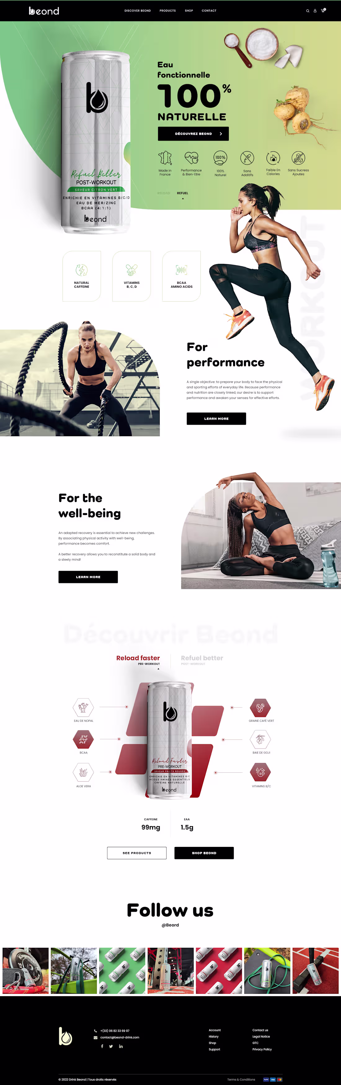 Cover image for Beond post-workout drink