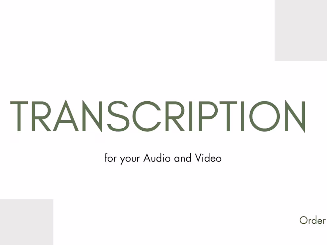 Cover image for Expert Transcription Services | Fast, Accurate, and Affordable