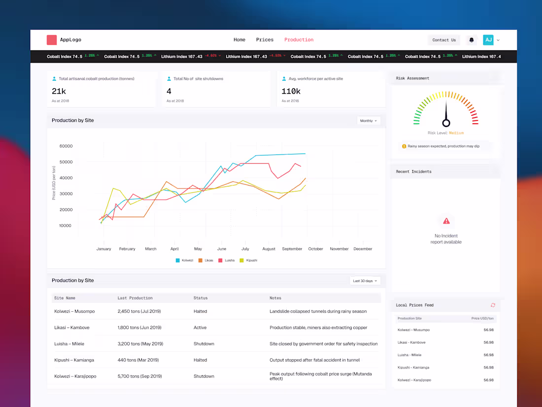 Cover image for Monitoring Mineral Mining Production and Prices