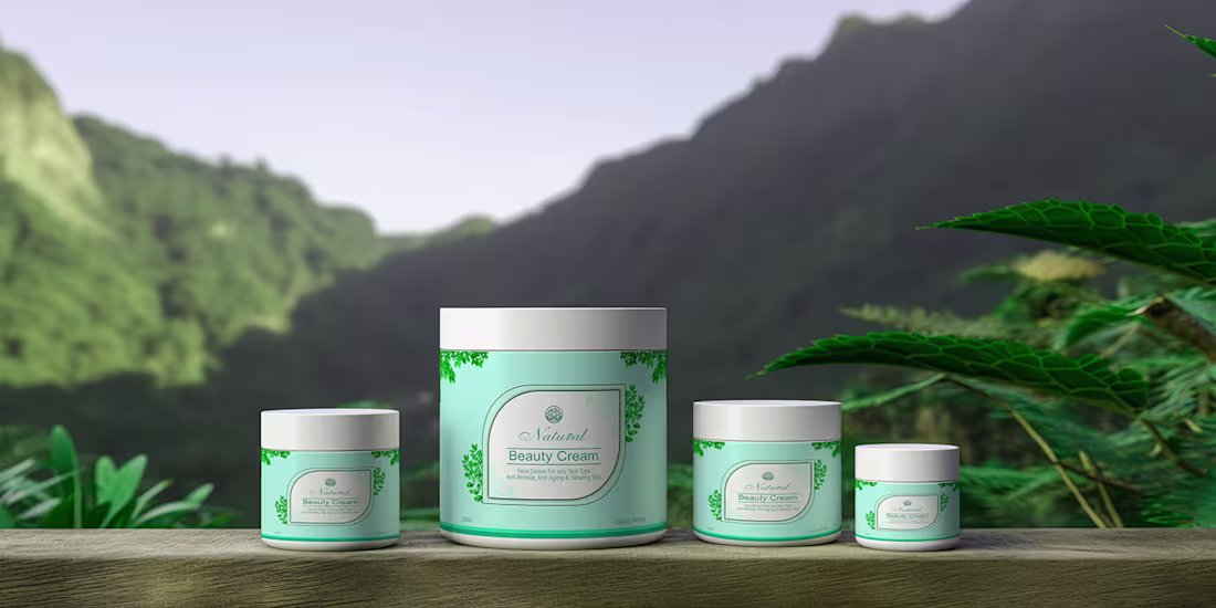 Cover image for this Is a MOCKUP OF Beauty Cream
 (1) | Images :: Behance