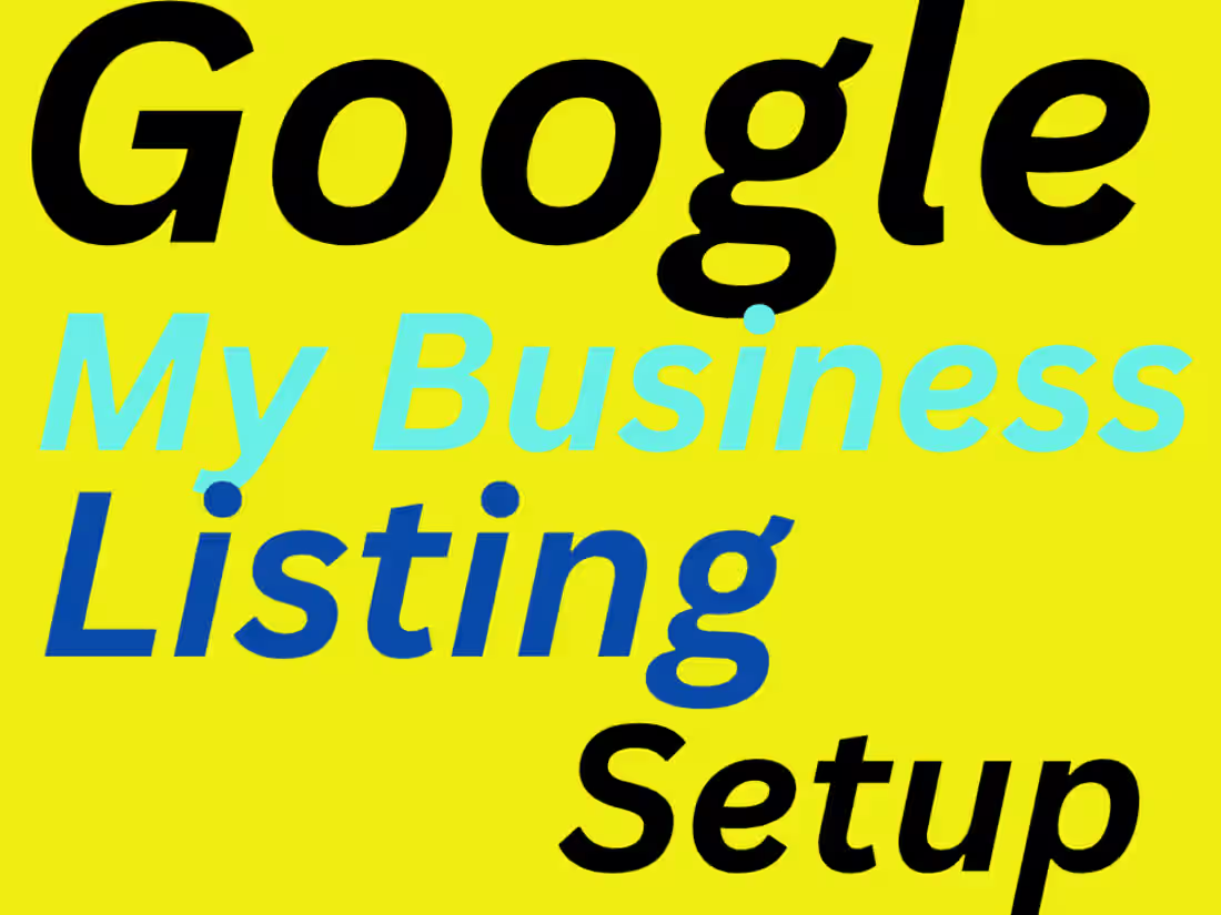 Cover image for Local SEO Google my business listing Setup and Verification