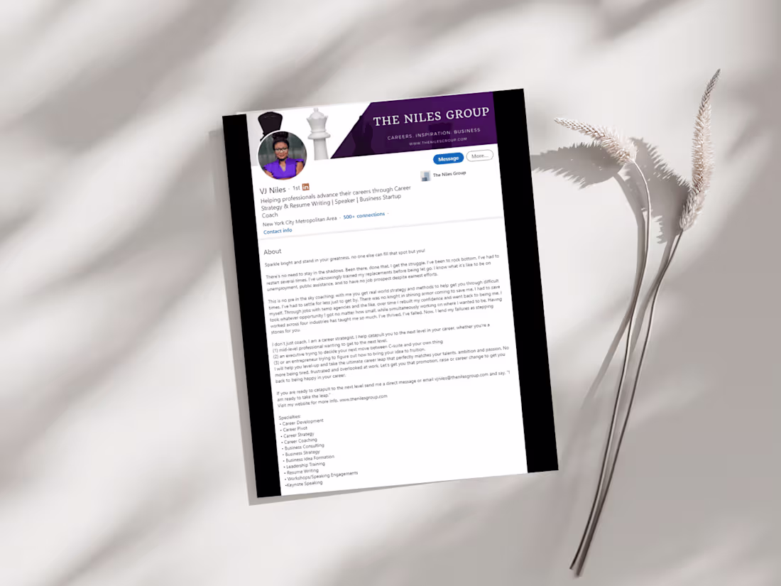 Cover image for LinkedIn Bio