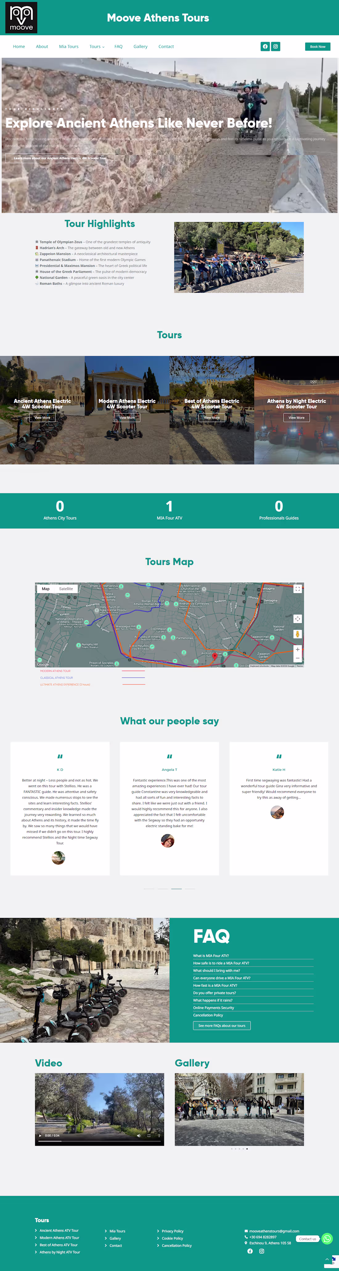 Cover image for Moove Athens Tours is the