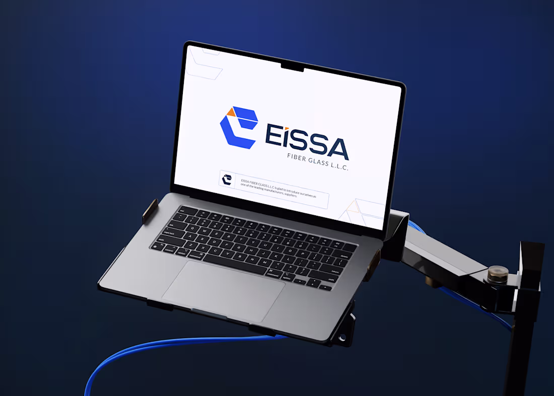 Cover image for EISSA FIBER GLASS L.L.C. Logo Design