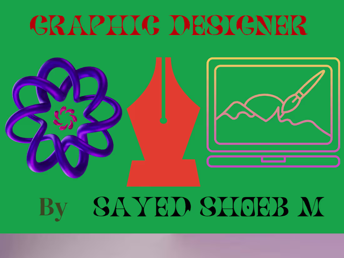 Cover image for The unique type 3D logo 