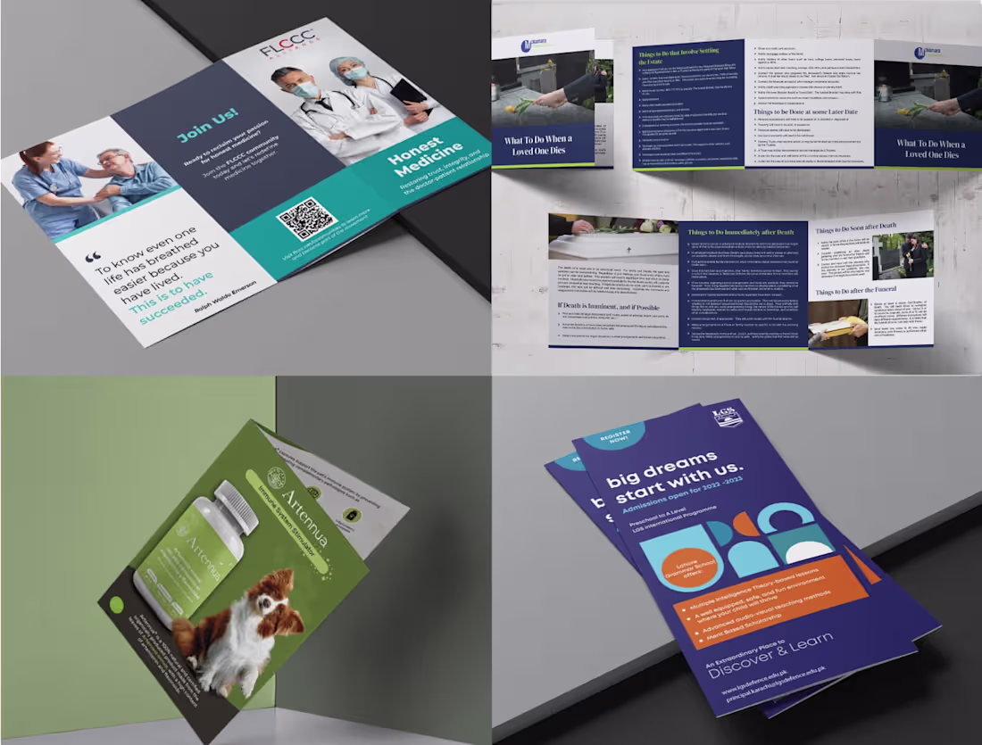 Cover image for Brochure Designs Tailored to Showcase Your Vision.