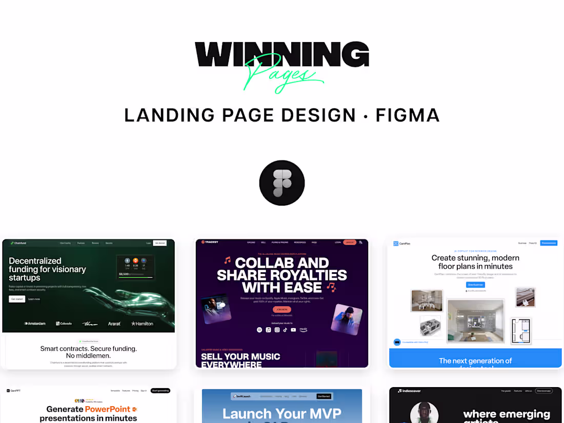 Cover image for Landing Page Design - Figma