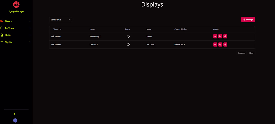 Cover image for Custom Next.JS Digital Signage Platform