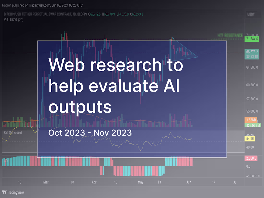 Cover image for Web research to help evaluate AI outputs