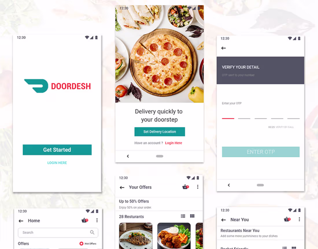 Cover image for Food Application Design, Android App