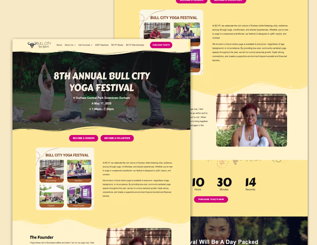 Cover image for BCYF | WordPress Elementor Website Design