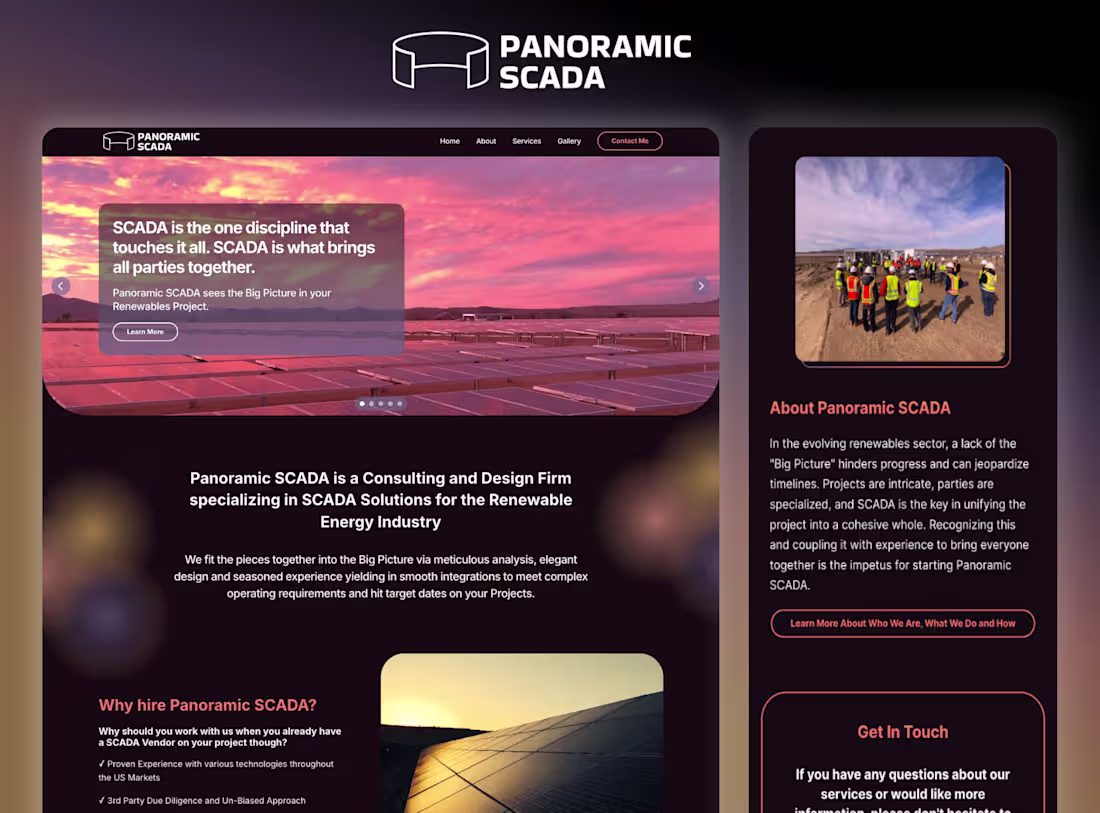 Cover image for Panoramic SCADA