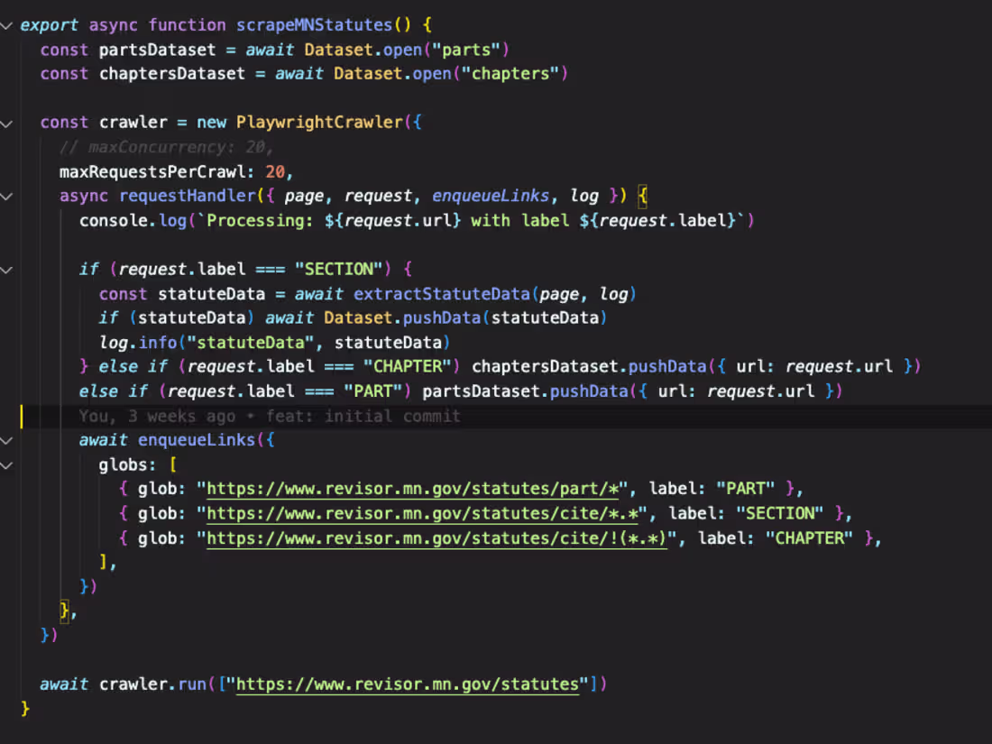 Cover image for Law Scraping